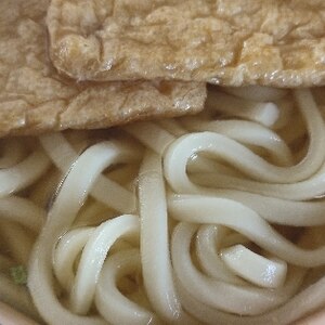 我が家の温か〜い・きつねうどん